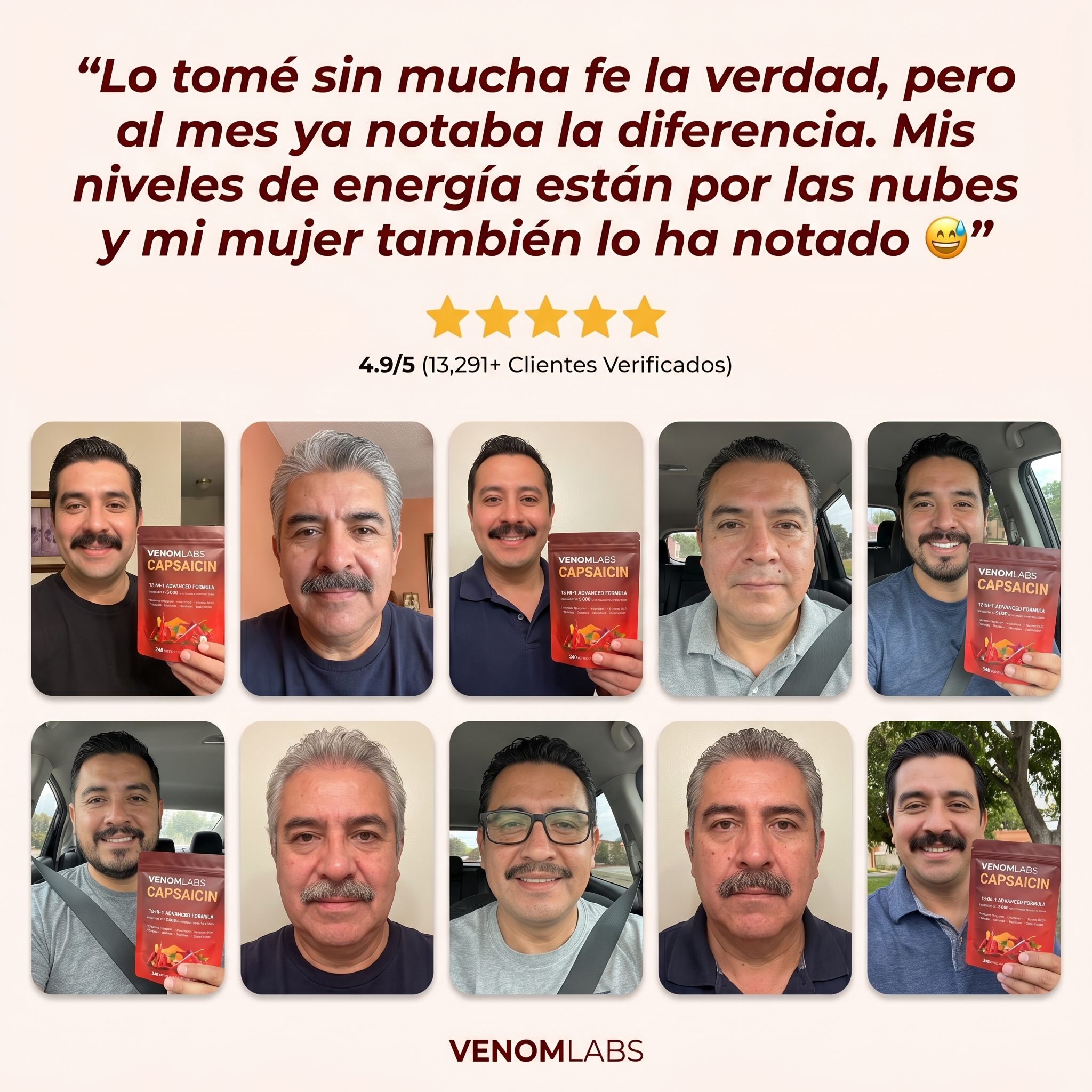 Venom Capsaicin™ | Cápsulas de Chile Cayena
