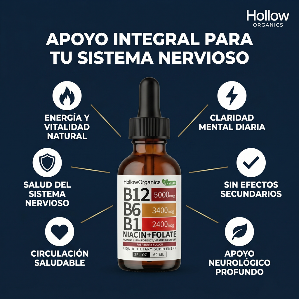 HollowOrganics Complejo de Vitamina B