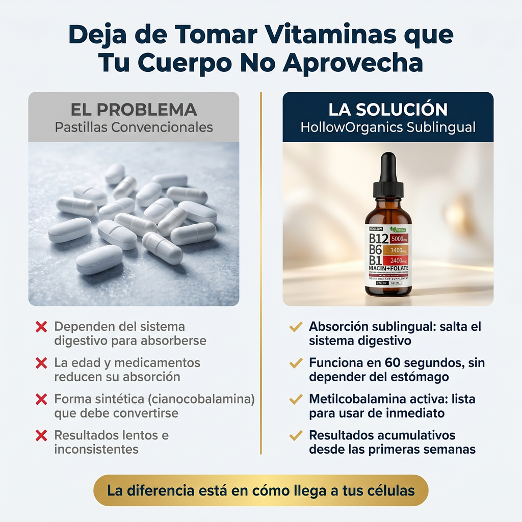 HollowOrganics Complejo de Vitamina B
