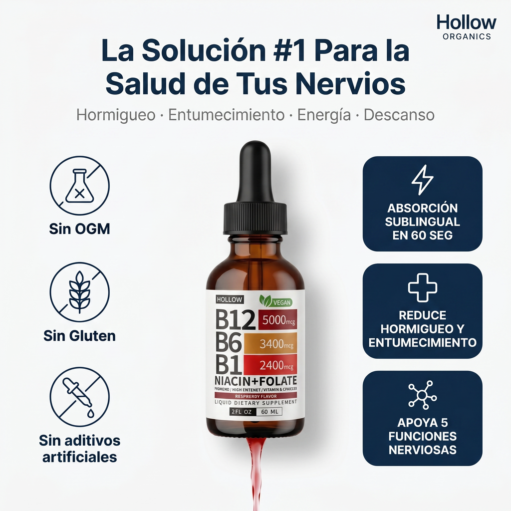 HollowOrganics Complejo de Vitamina B