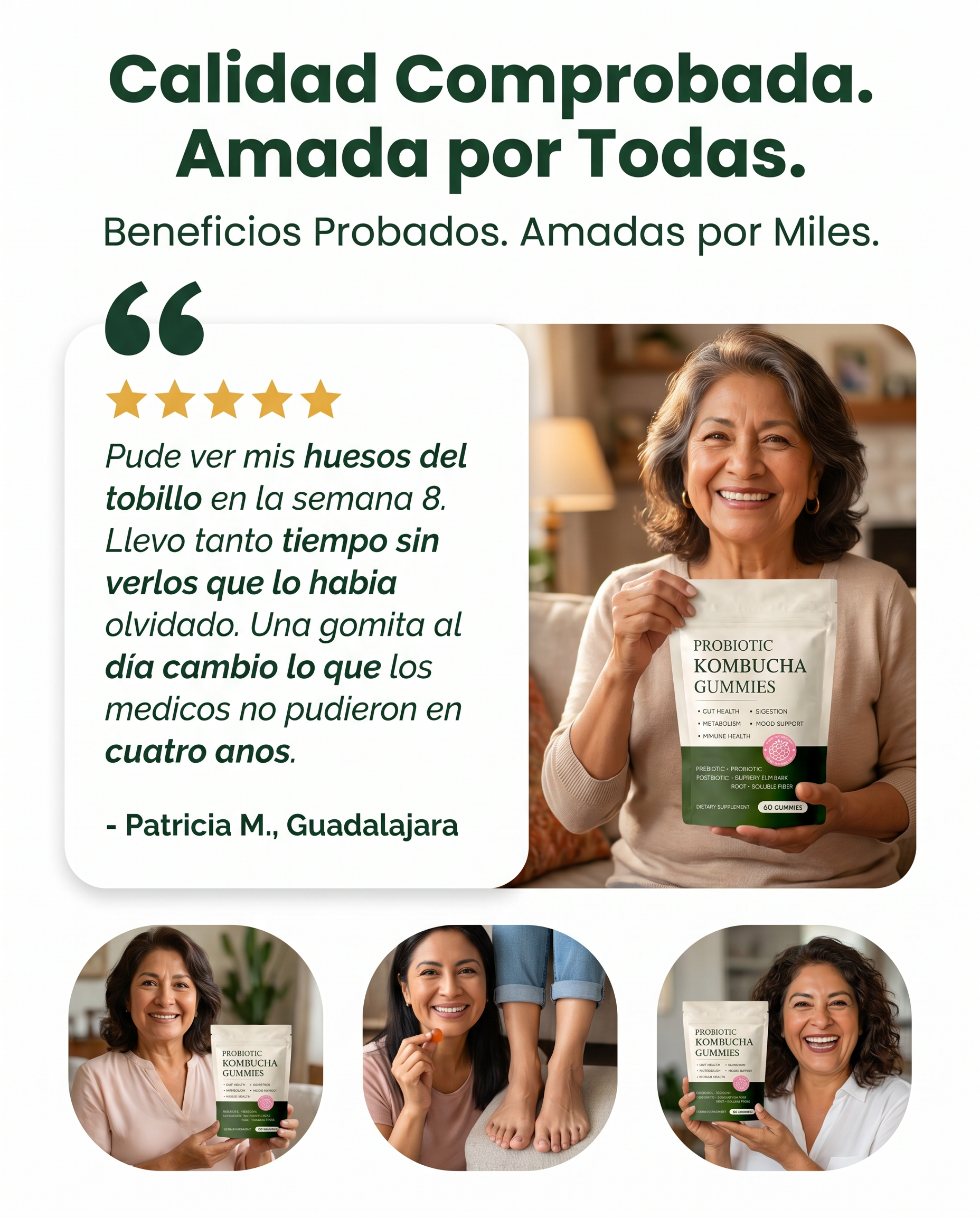 Calidad Comprobada - Reviews Clientes