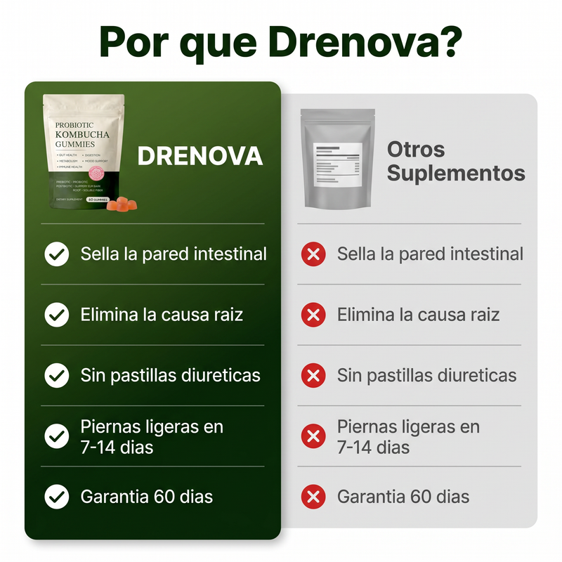 Por que Drenova - Tabla de Comparacion