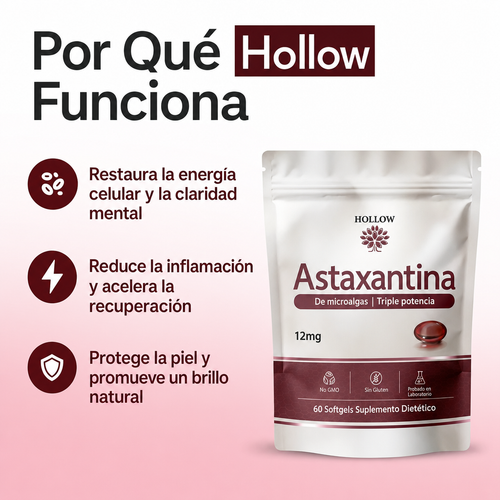 Antioxidante Natural Hollow Astaxanthin™