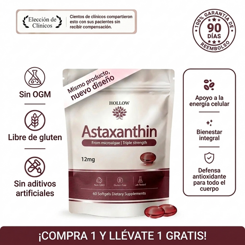 Antioxidante Natural Hollow Astaxanthin™