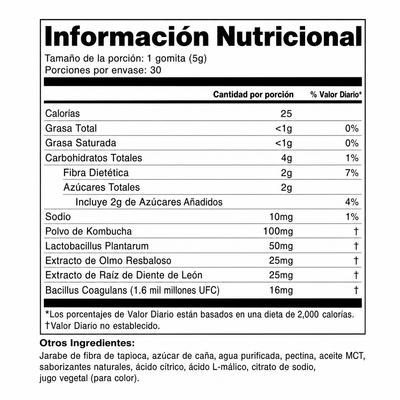 HollowKombucha™ Gomitas para soporte digestivo